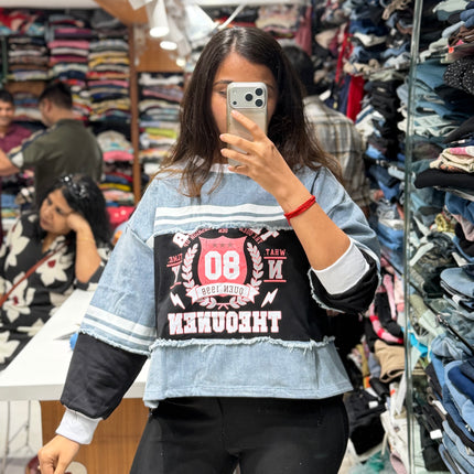 Denim Archive Contrast Pullover