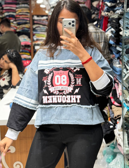 Denim Archive Contrast Pullover