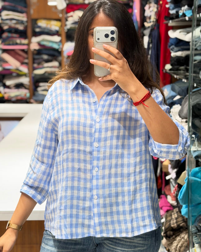 Classic Check Linen Shirt