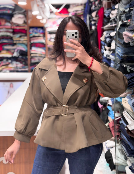 Belted Statement Jacket