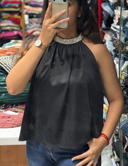 Diamond Halo Halter Top