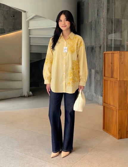 Floral Stitch Shirt