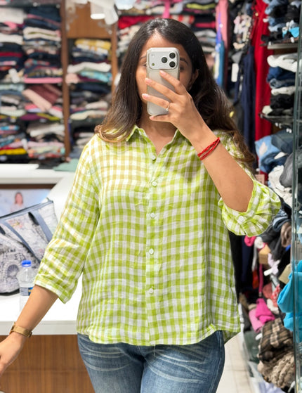 Classic Check Linen Shirt