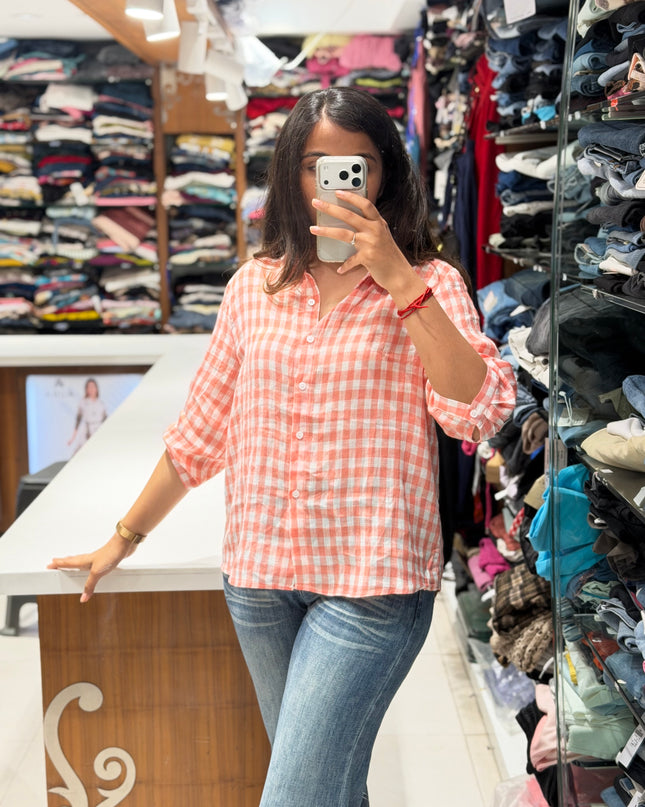 Classic Check Linen Shirt