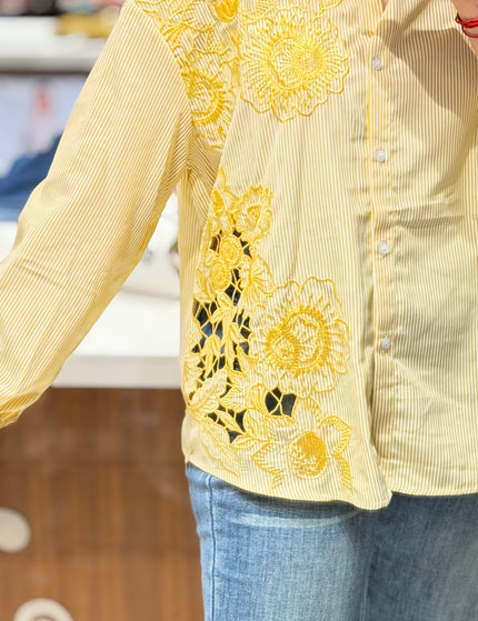 Floral Stitch Shirt