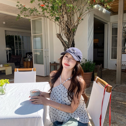 Polka Dot Halter Top