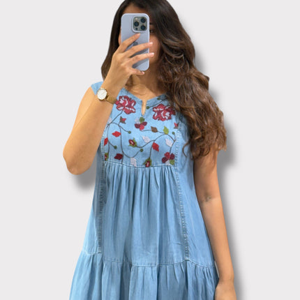 Rosevine Denim Dress