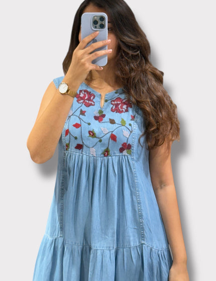 Rosevine Denim Dress