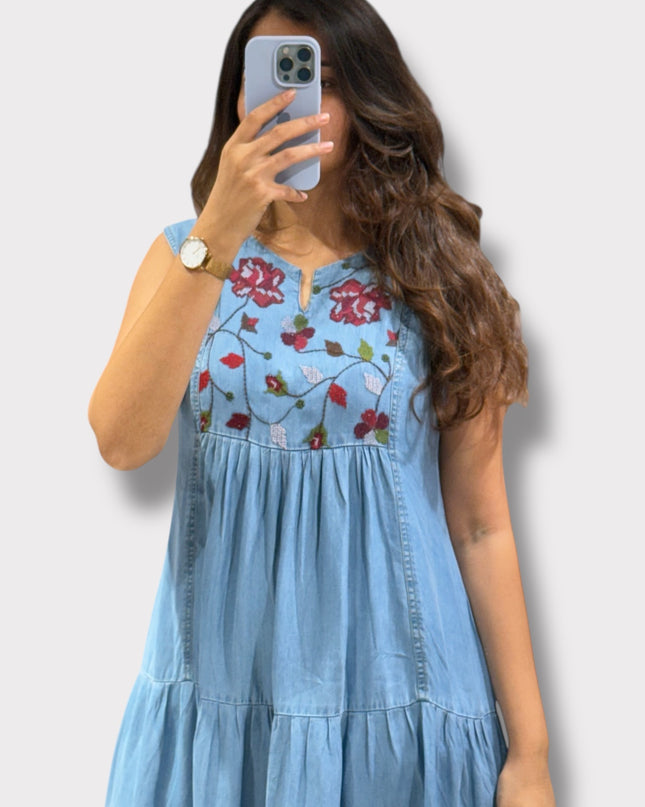 Rosevine Denim Dress