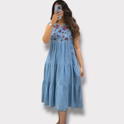 Rosevine Denim Dress