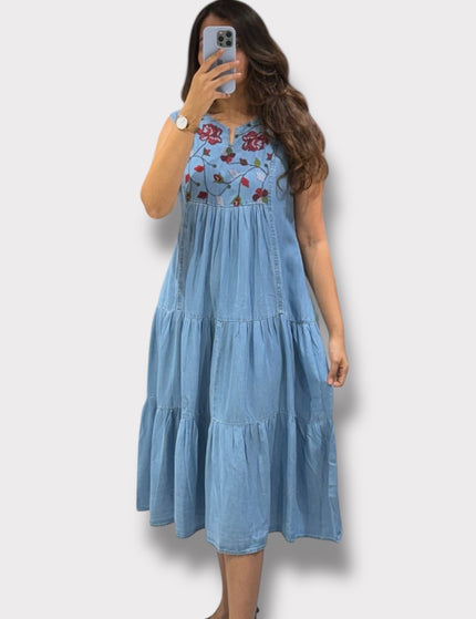 Rosevine Denim Dress