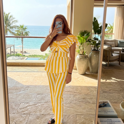 Vacation Ready Stripe Coord Set