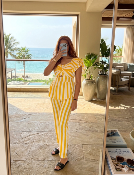 Vacation Ready Stripe Coord Set