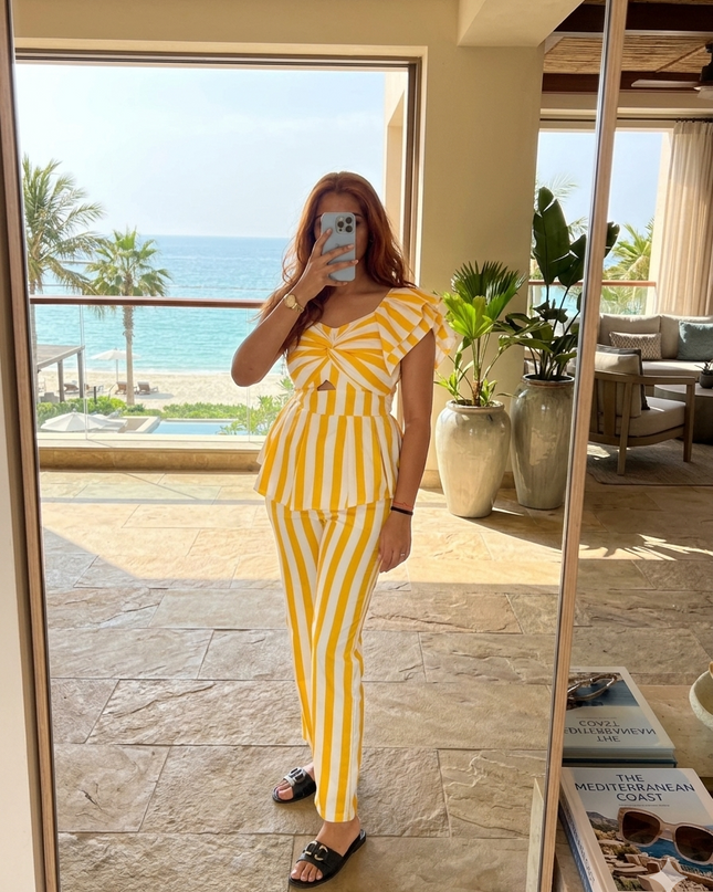 Vacation Ready Stripe Coord Set