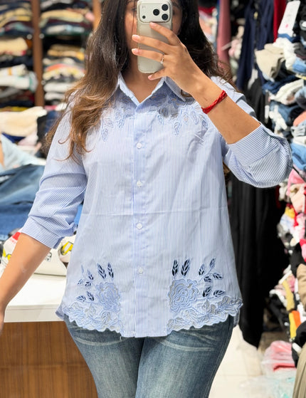 Botanical Stripe Shirt