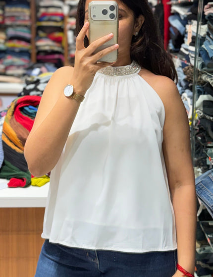 Diamond Halo Halter Top