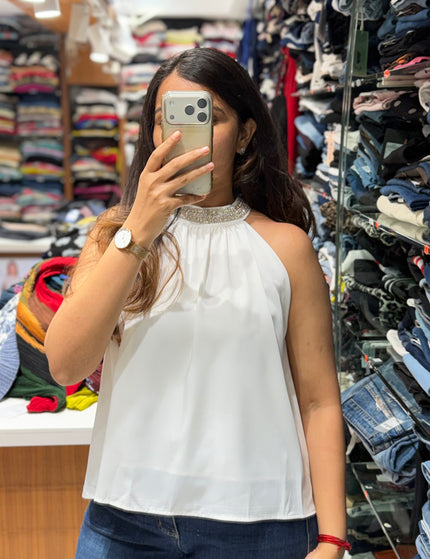 Diamond Halo Halter Top