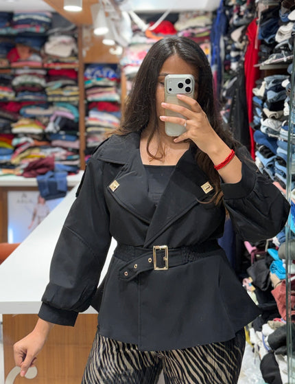 Belted Statement Jacket