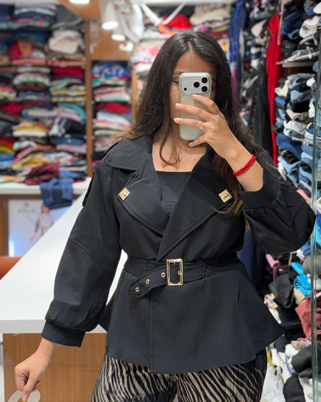 Belted Statement Jacket