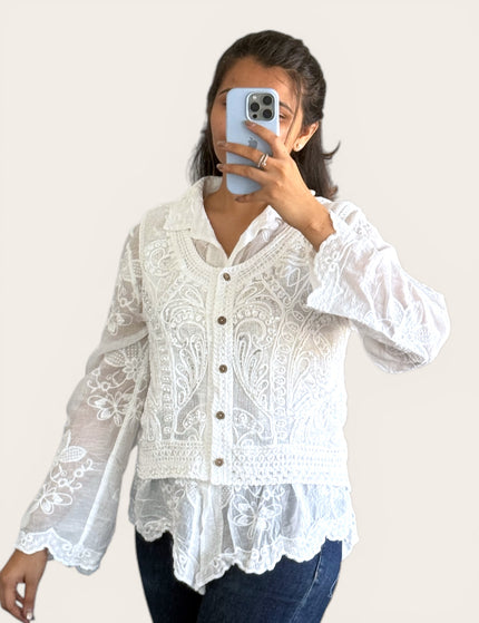 Vintage Vest Shirt Set