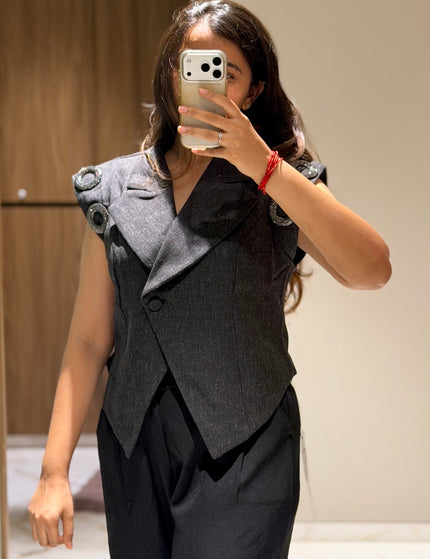 Aria Tailored Blazer Top