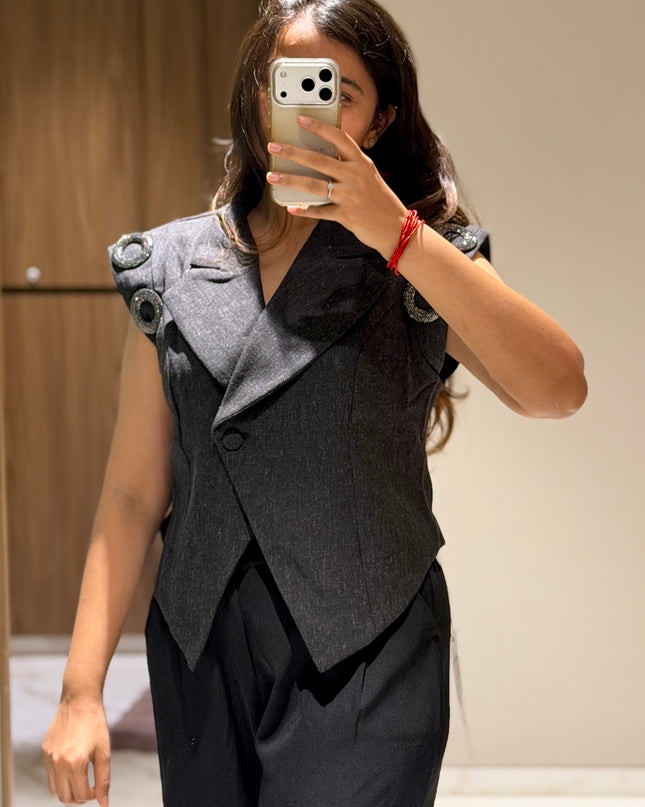 Aria Tailored Blazer Top