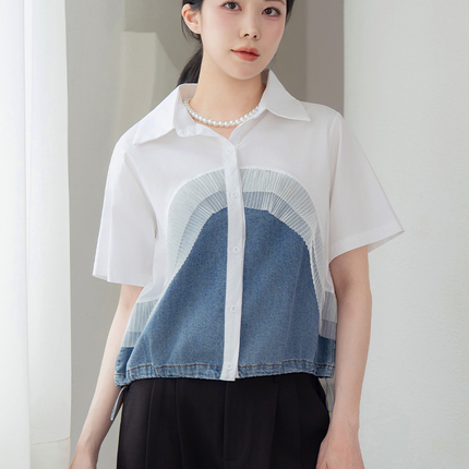 Denim Wave Shirt
