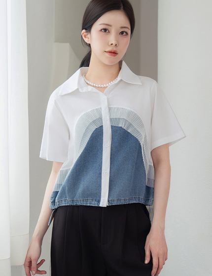 Denim Wave Shirt