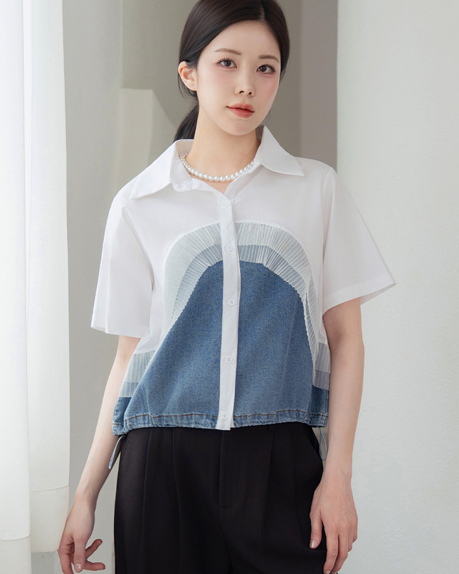 Denim Wave Shirt