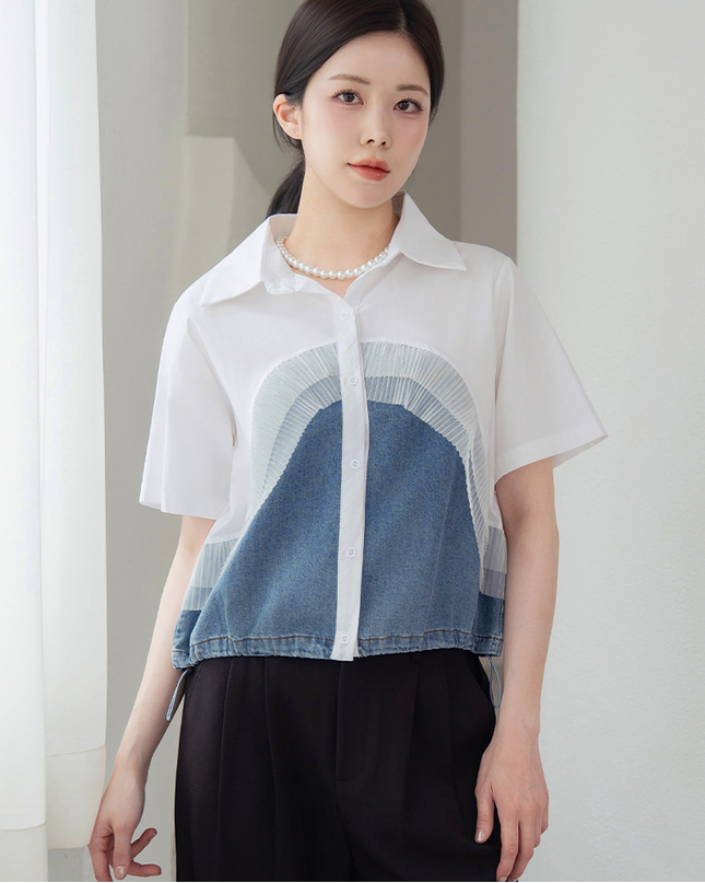 Denim Wave Shirt