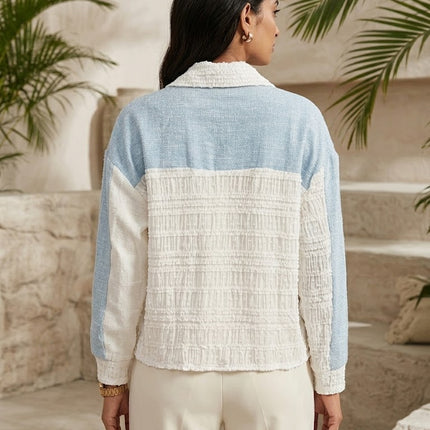 Contrast Canvas Shirt