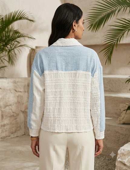 Contrast Canvas Shirt