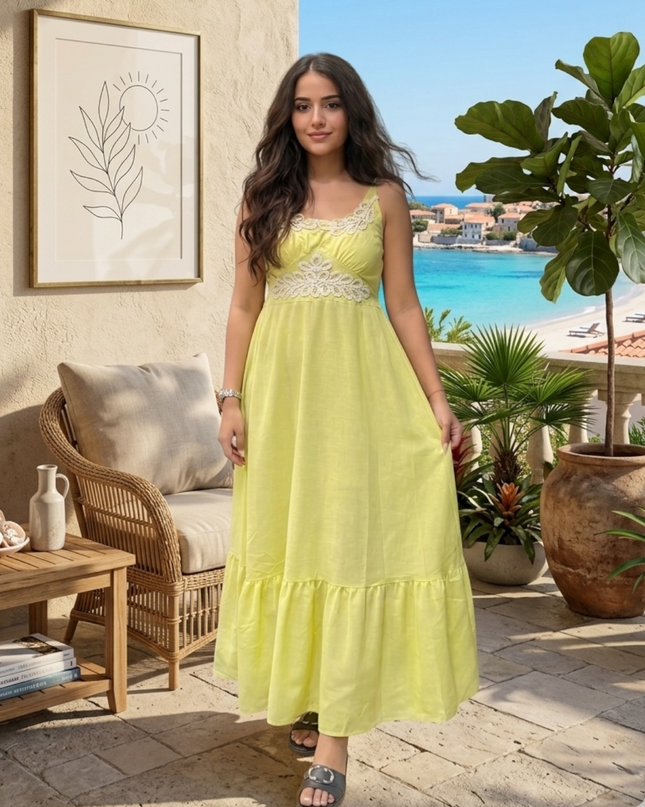 Summer Escape Embroidered Dress