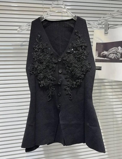 Floral Ribbed Vest Top