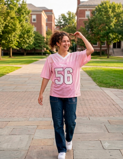 Varsity Vibes Oversized Tee