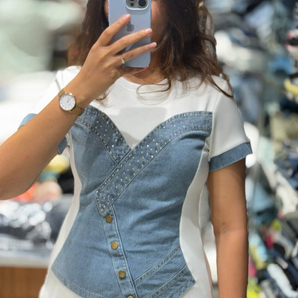 SnatchFit Denim Corset Dress