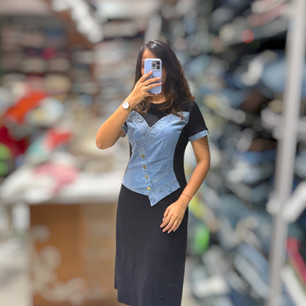 SnatchFit Denim Corset Dress