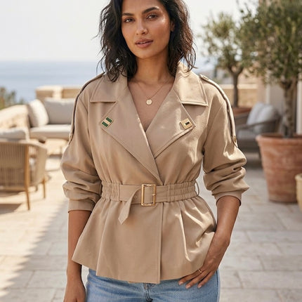 Belted Statement Jacket