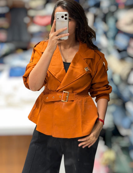 Belted Statement Jacket