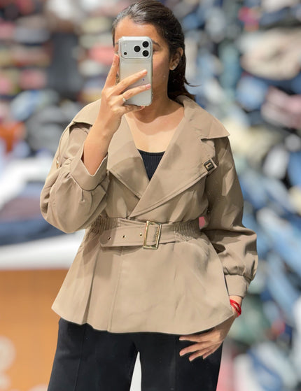 Belted Statement Jacket