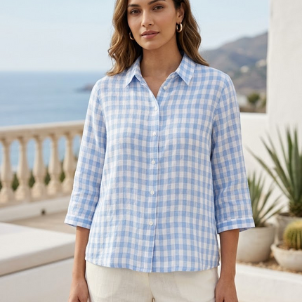 Classic Check Linen Shirt