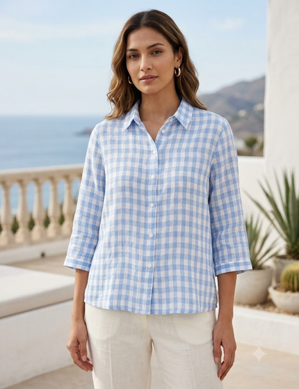 Classic Check Linen Shirt