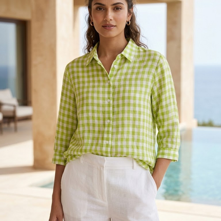 Classic Check Linen Shirt