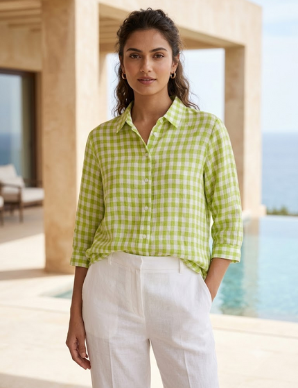 Classic Check Linen Shirt