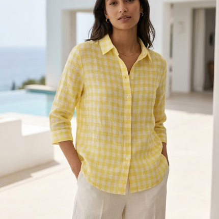 Classic Check Linen Shirt
