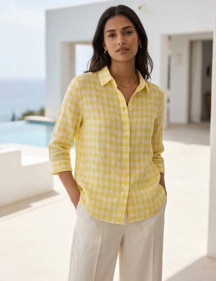 Classic Check Linen Shirt