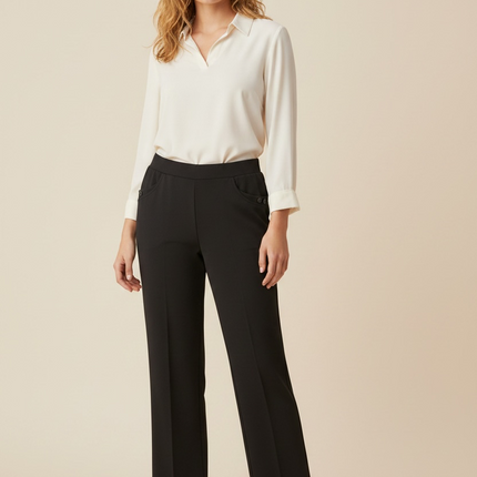 Tailored Straight Fit Trousers