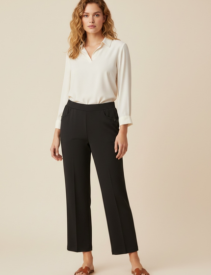 Tailored Straight Fit Trousers