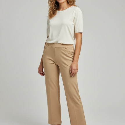 Tailored Straight Fit Trousers