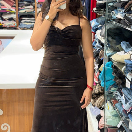 Sweetheart Velvet Sculpt Dress